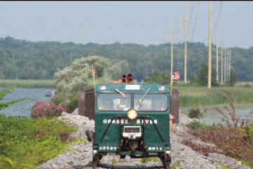 Railcar at Cayuga Lake Station on Finger Lakes RR