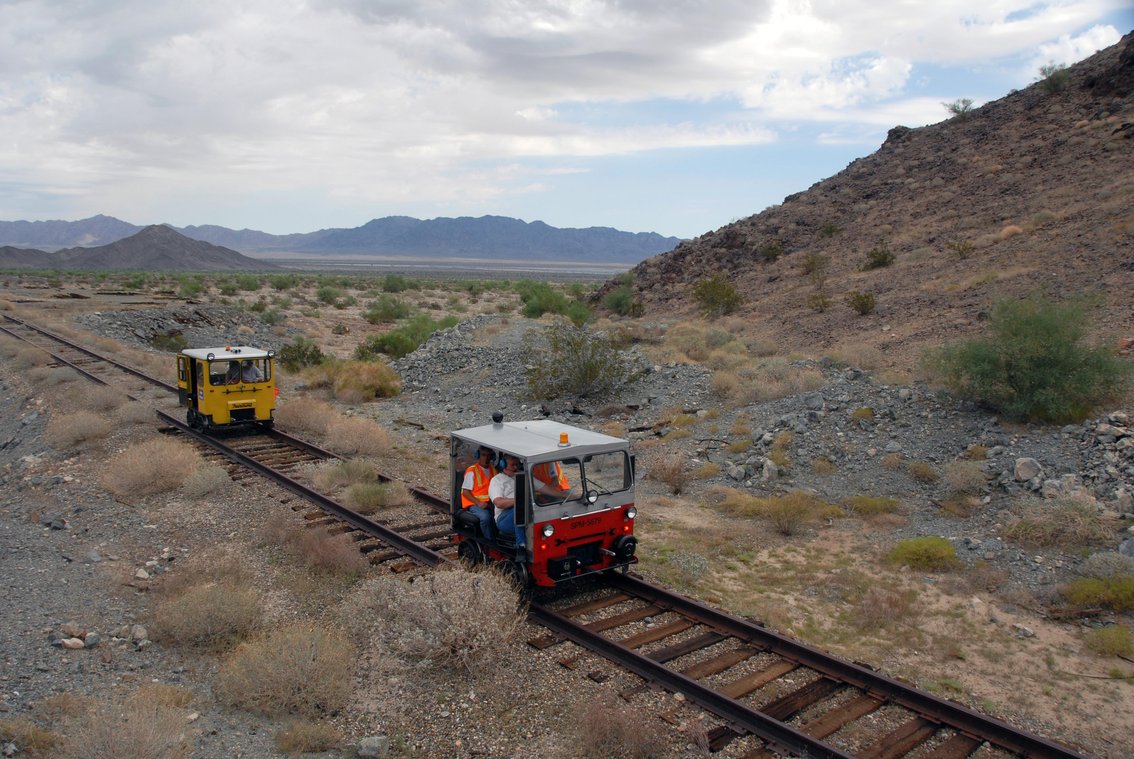 Eagle Mountain Railroad inspection party