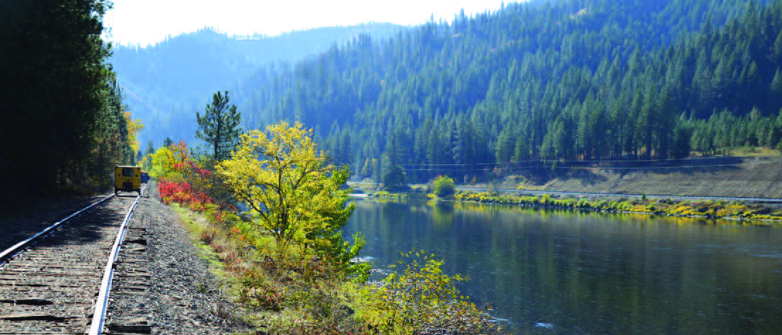 Bountiful Grain and Craig Mountain Railroad near Lewiston, Idaho