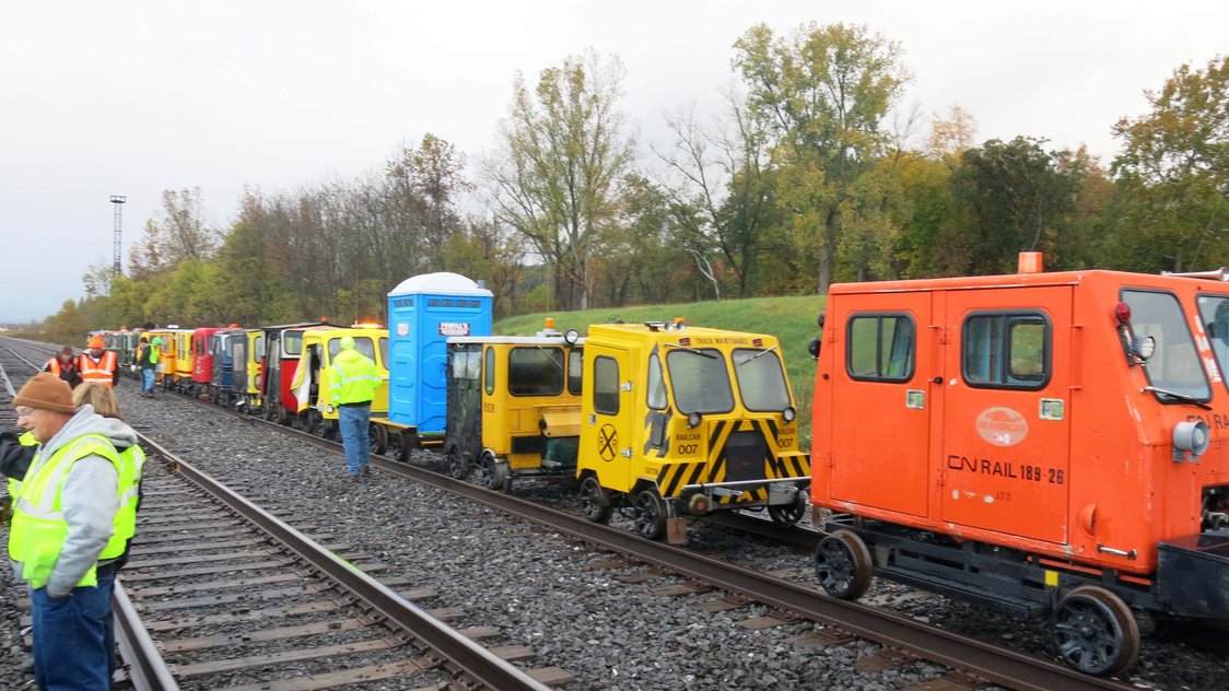 Lined up and ready to go in Meadville.jpg